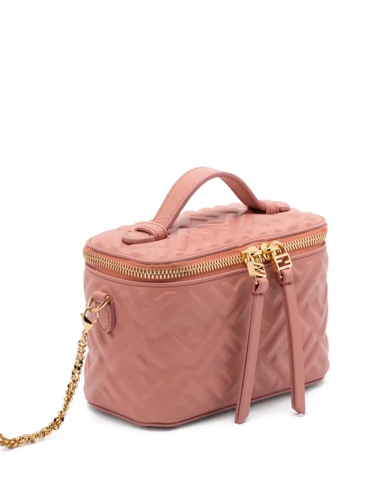 FENDI キルテッドトップハンドルミニバッグ - Pink - 画像3