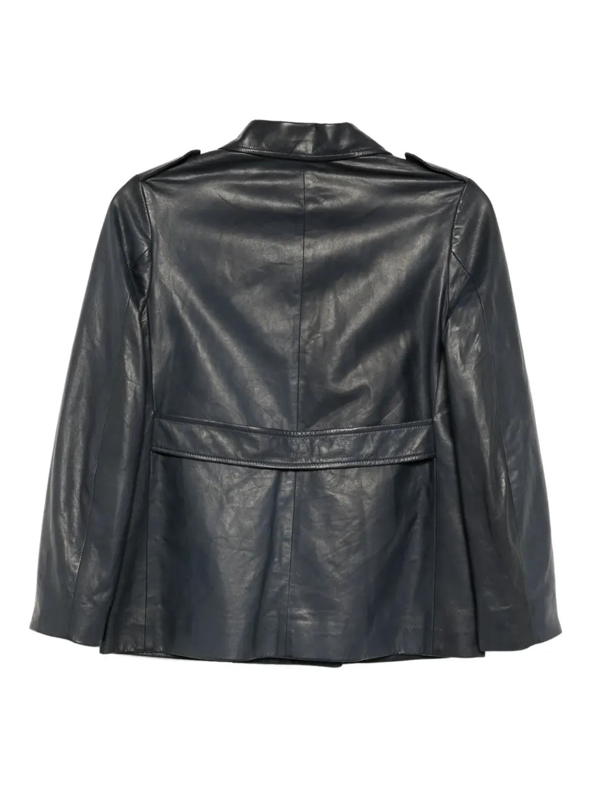 Prada Pre-Owned レザーブレザー - 画像2