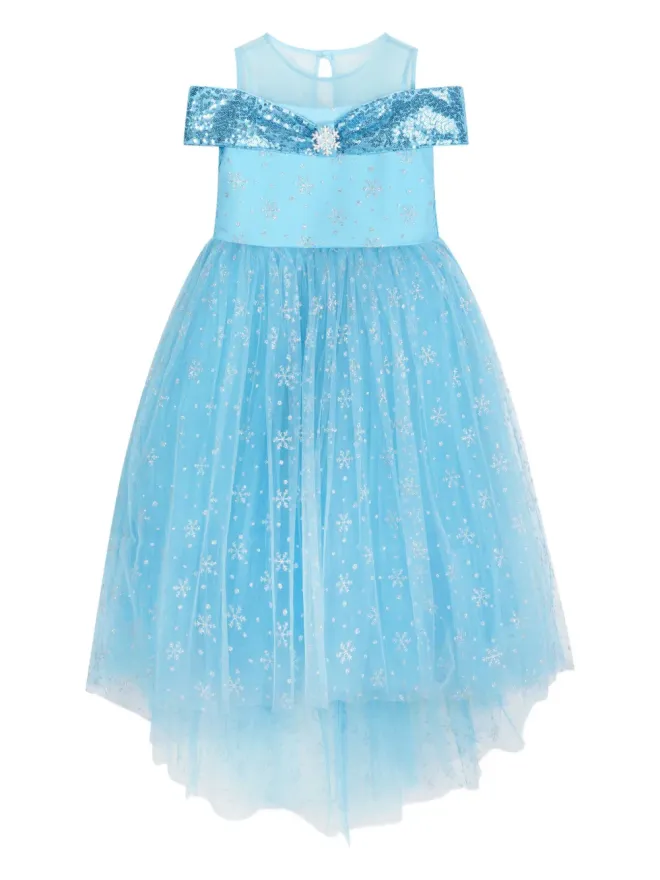 Magical Costumes Magical Costumes 雪の結晶ドレス（スパンコール付き・ブルー）の商品画像