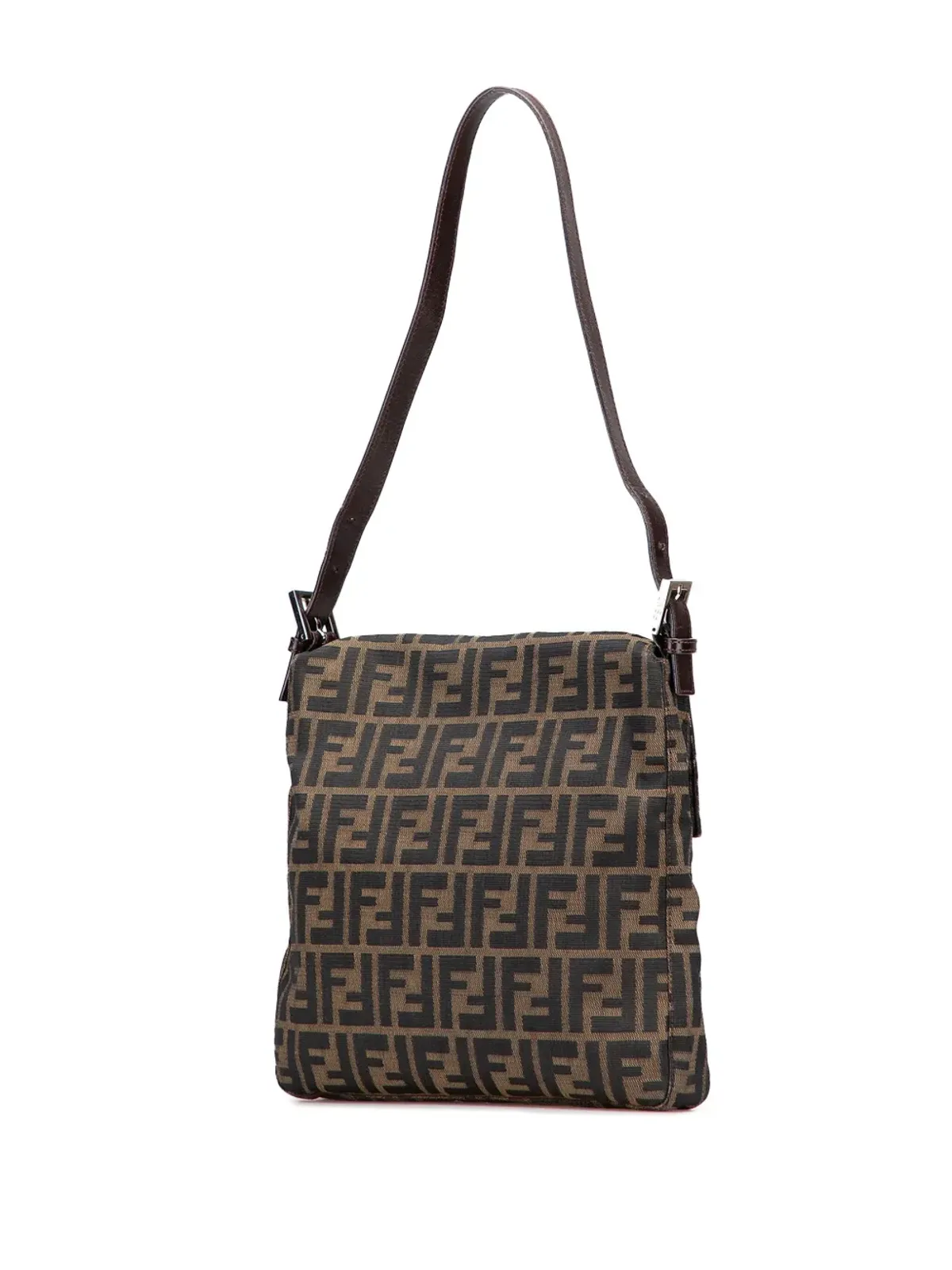 Fendi Pre-Owned 20世紀 Zucca Canvas ショルダーバッグ ブラウン - 画像3