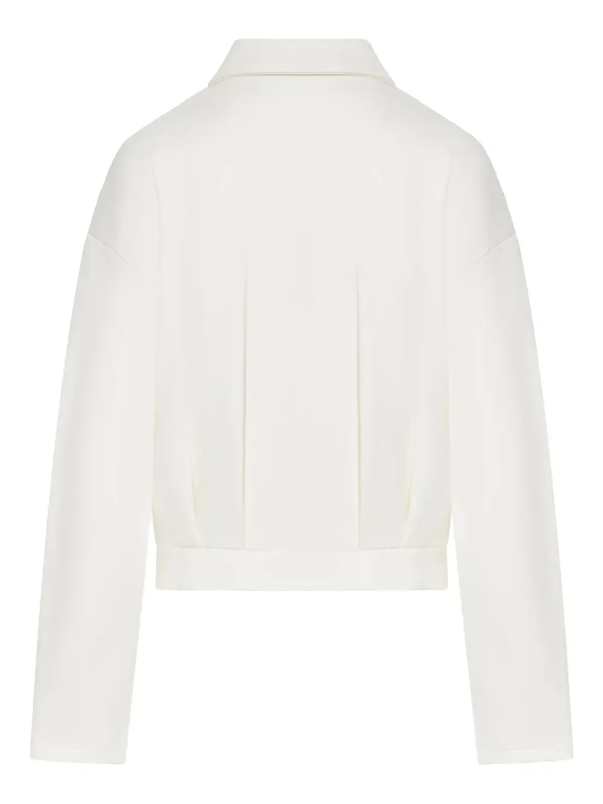Max Mara シャツカラーのジップフロントジャケット - 画像2