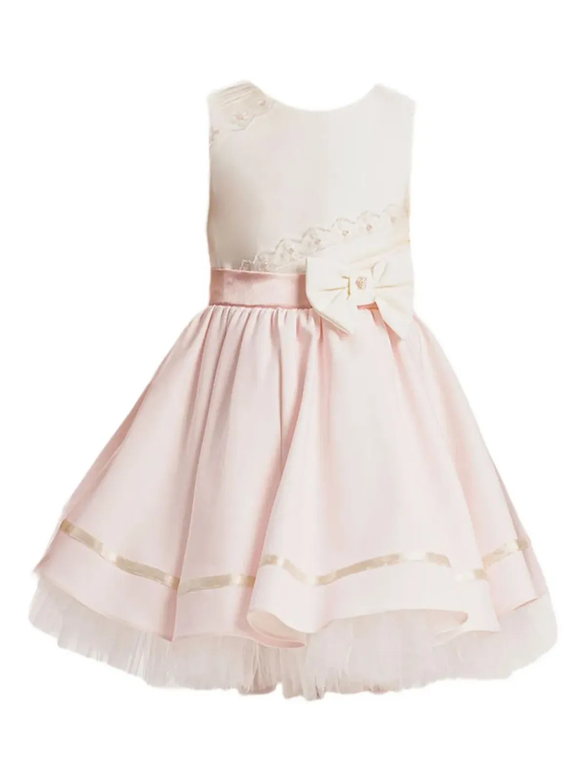 Dress & Fleur ボウ付きレイヤードドレス - 画像1