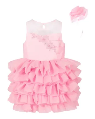Dress & Fleur 装飾ラッフルドレス - サムネイル1