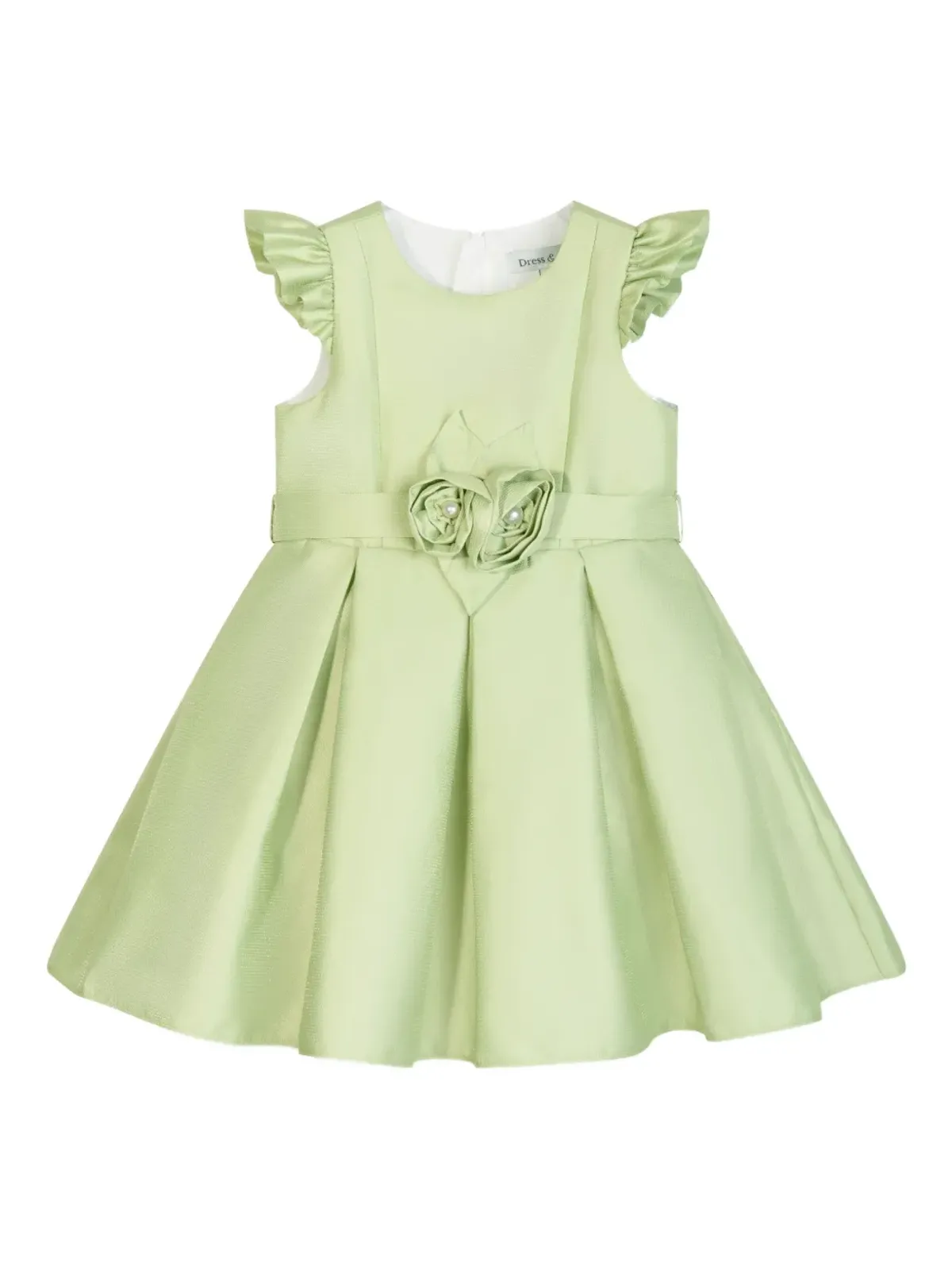 Dress & Fleur ラッフルスリーブ花モチーフドレス - 画像2