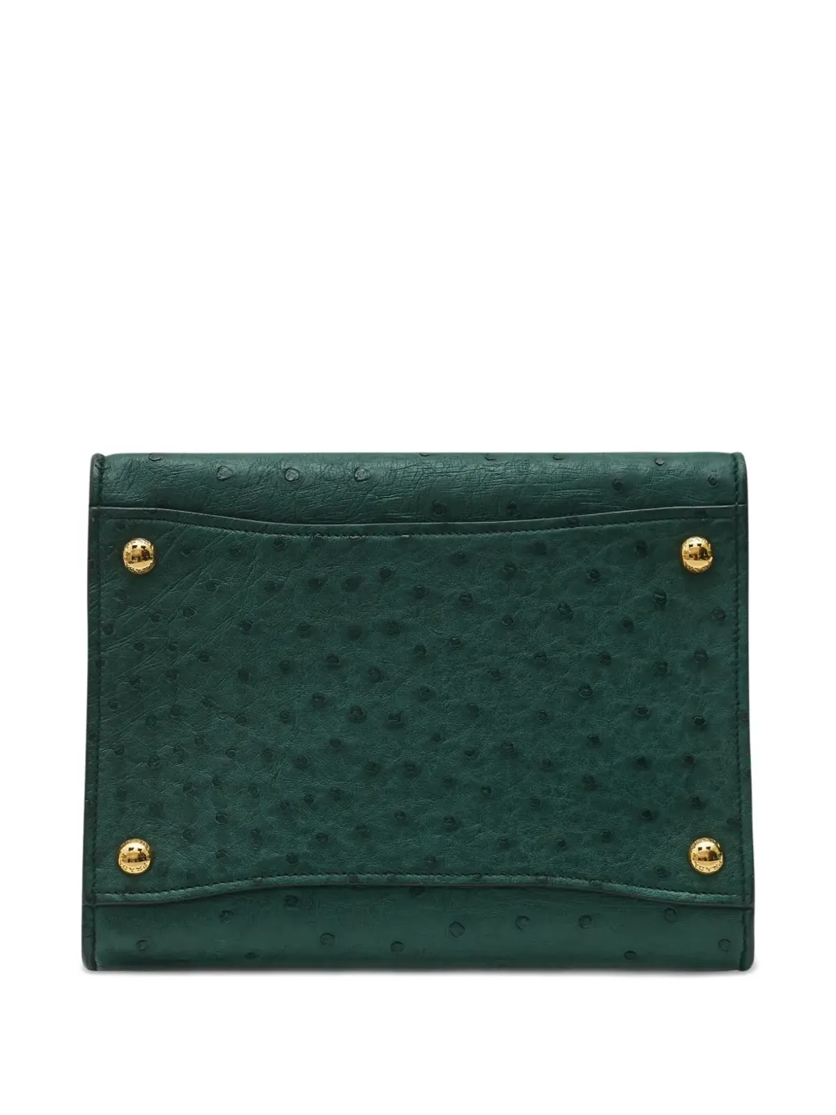 Prada Pre-Owned ダブルハンドル・オーストリッチ・トートバッグ - 画像5