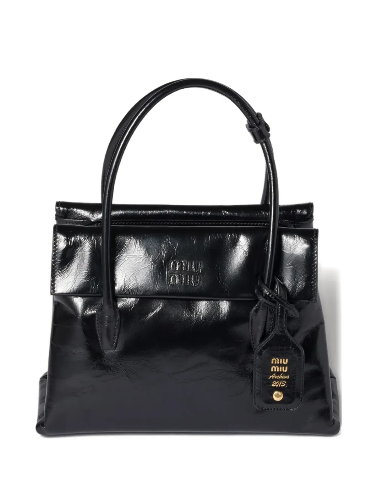 Miu Miu ソリテールレザートートバッグ - 画像1