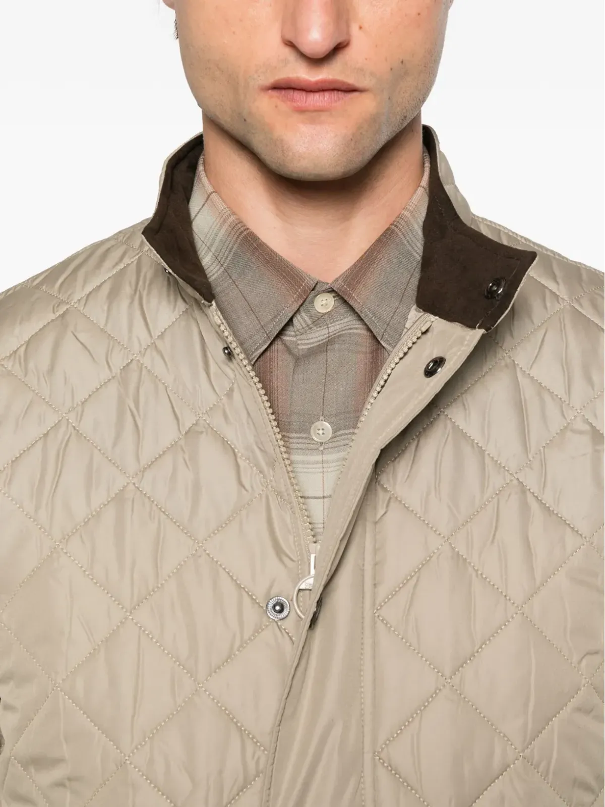 Barbour Lowerdale ダイヤモンドキルテッドジャケット - 画像5