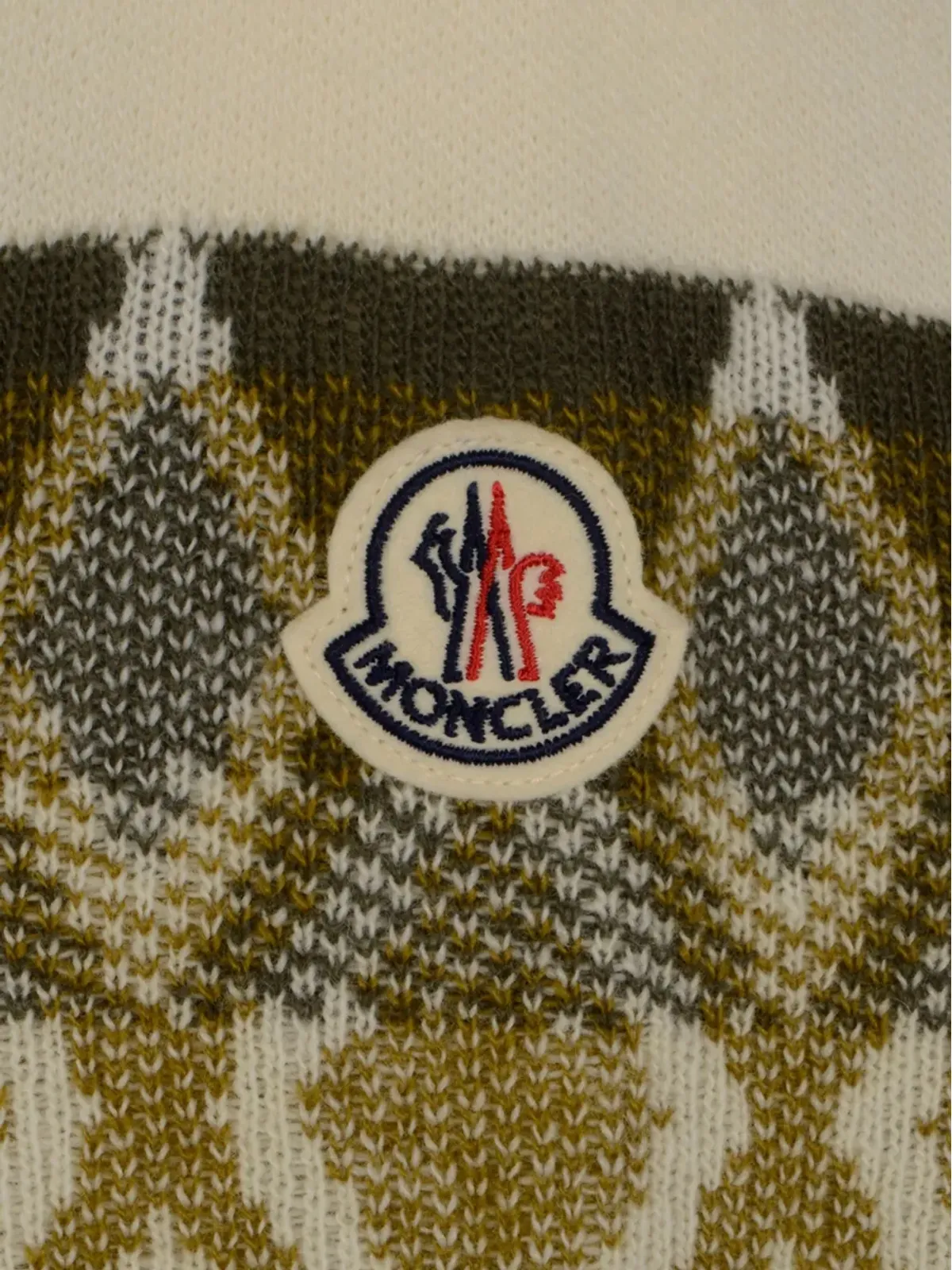 Moncler 菱形パターン ウールセーター - 画像5