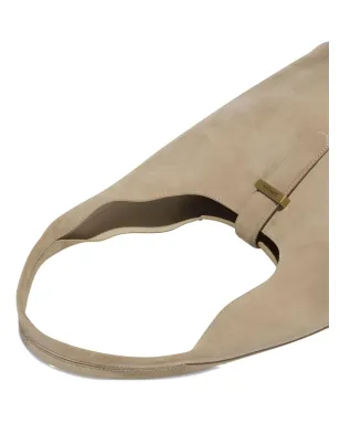 Simkhai Khai suede 曲線ハンドル ショルダーバッグ - Neutrals - サムネイル3