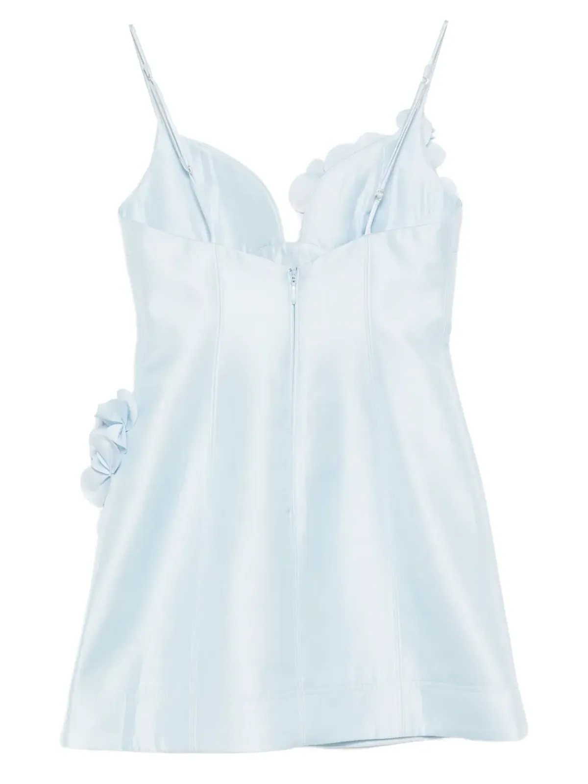 Acler Bilston floral-embellished mini dress - Blue - 画像2