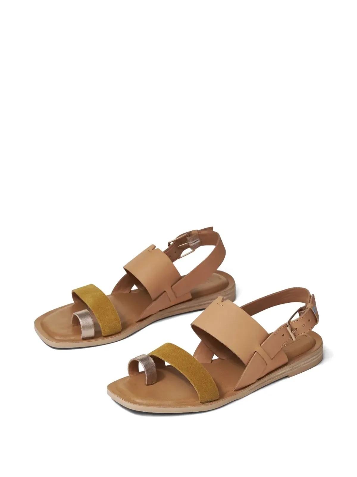 Toms Freya ベージュ スリングバック サンダル - 画像2
