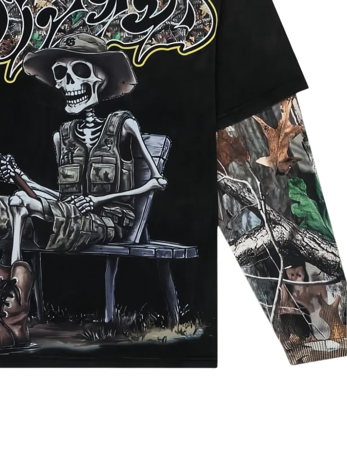 GODSPEED Gone Fishing レイヤードTシャツ - 画像2