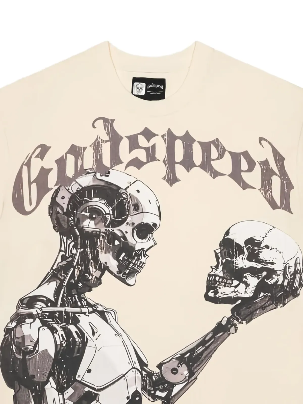 GODSPEED Mankind Vs Ai III クルーネック Tシャツ - 画像2