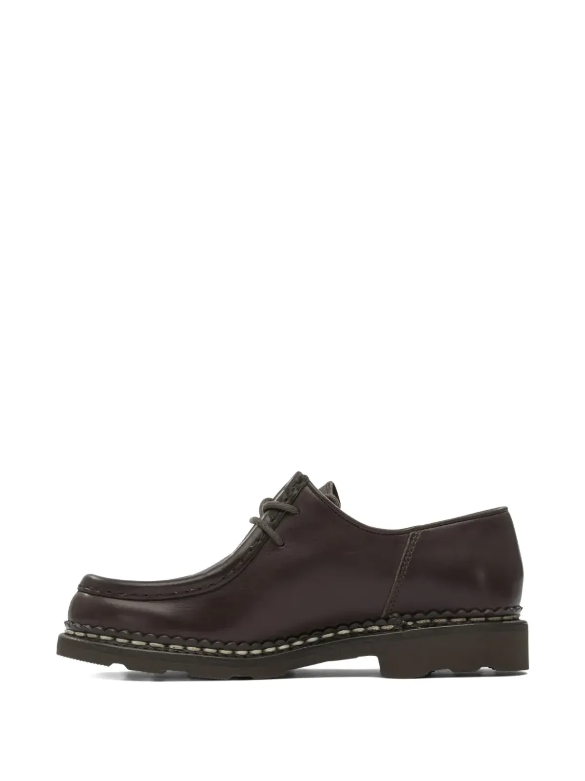 Paraboot レザー レースアップ ローファー - ブラウン - 画像5