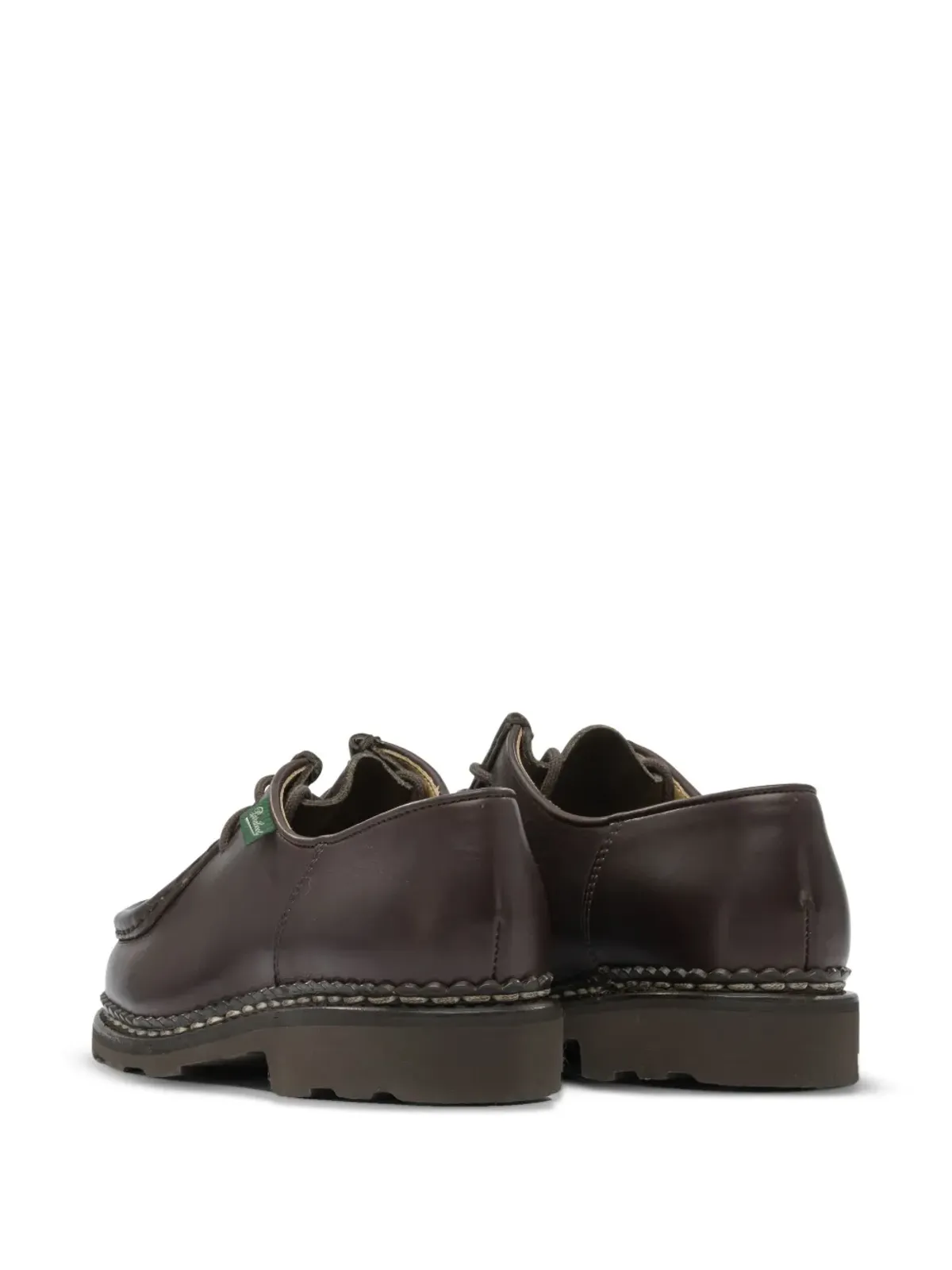 Paraboot レザー レースアップ ローファー - ブラウン - 画像4