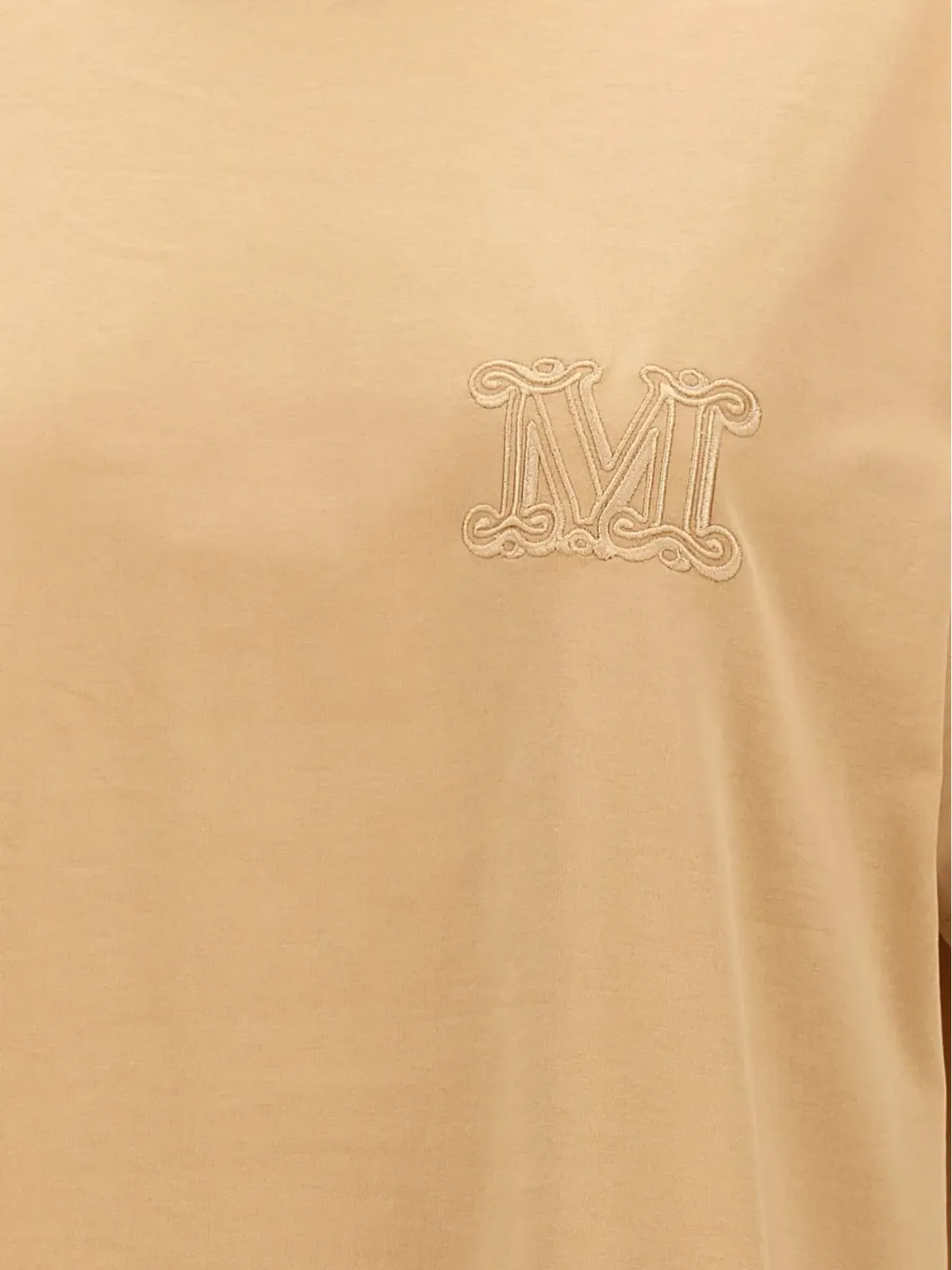 Max Mara ロゴ刺繍入りクルーネックTシャツ - 画像3