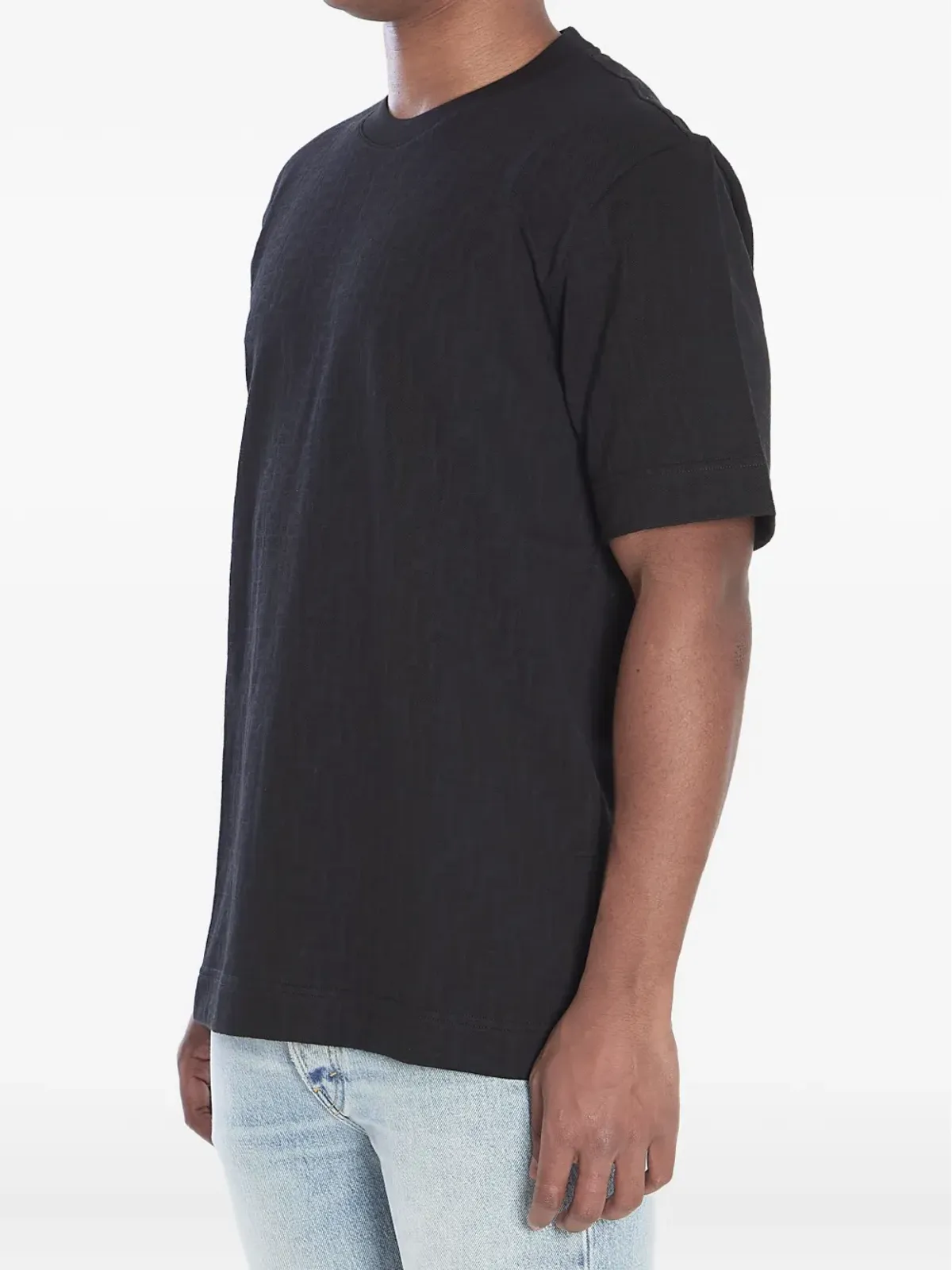 FENDI FFモノグラム コットン Tシャツ - ブラック - 画像2
