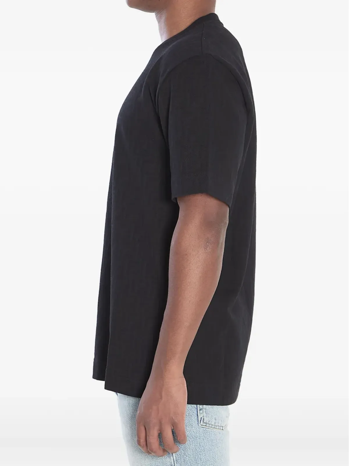 FENDI FFモノグラム コットン Tシャツ - ブラック - 画像3