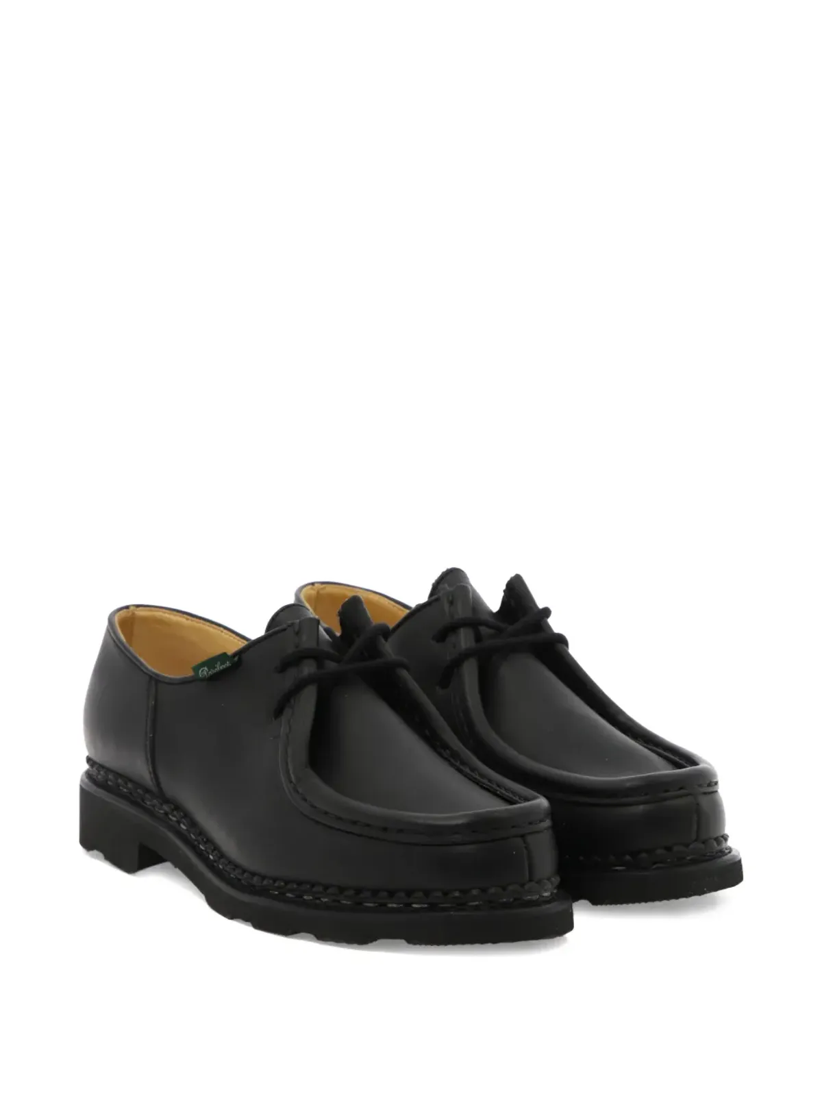 Paraboot マイケル レザー レースアップ ダービーシューズ - 画像2