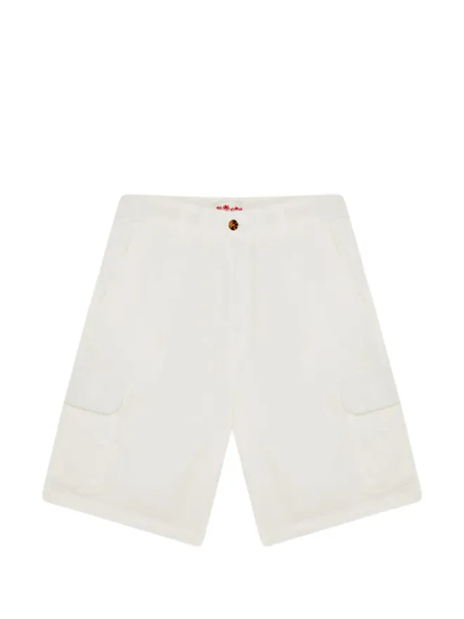 MC2 Saint Barth MC2 Saint Barth カーゴポケット付きエラスティックショーツ - ホワイトの商品画像