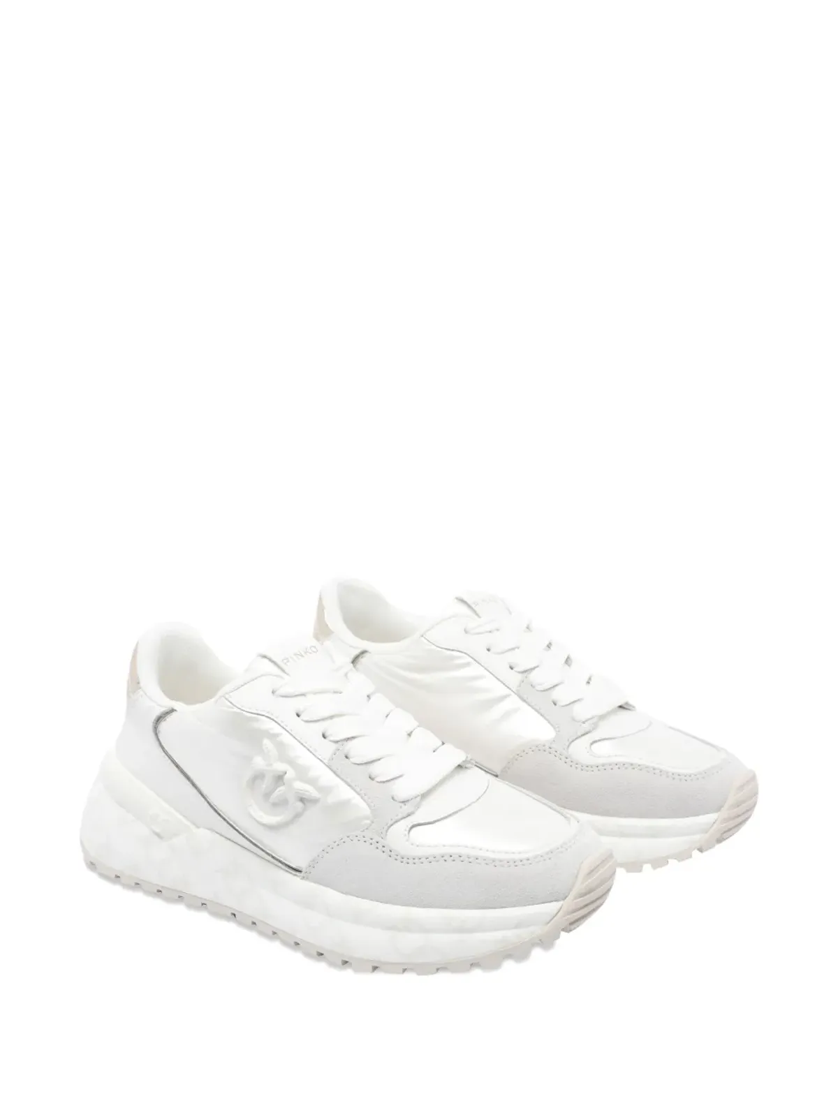 PINKO ロゴディテール チャンキーソール スニーカー - White - 画像2