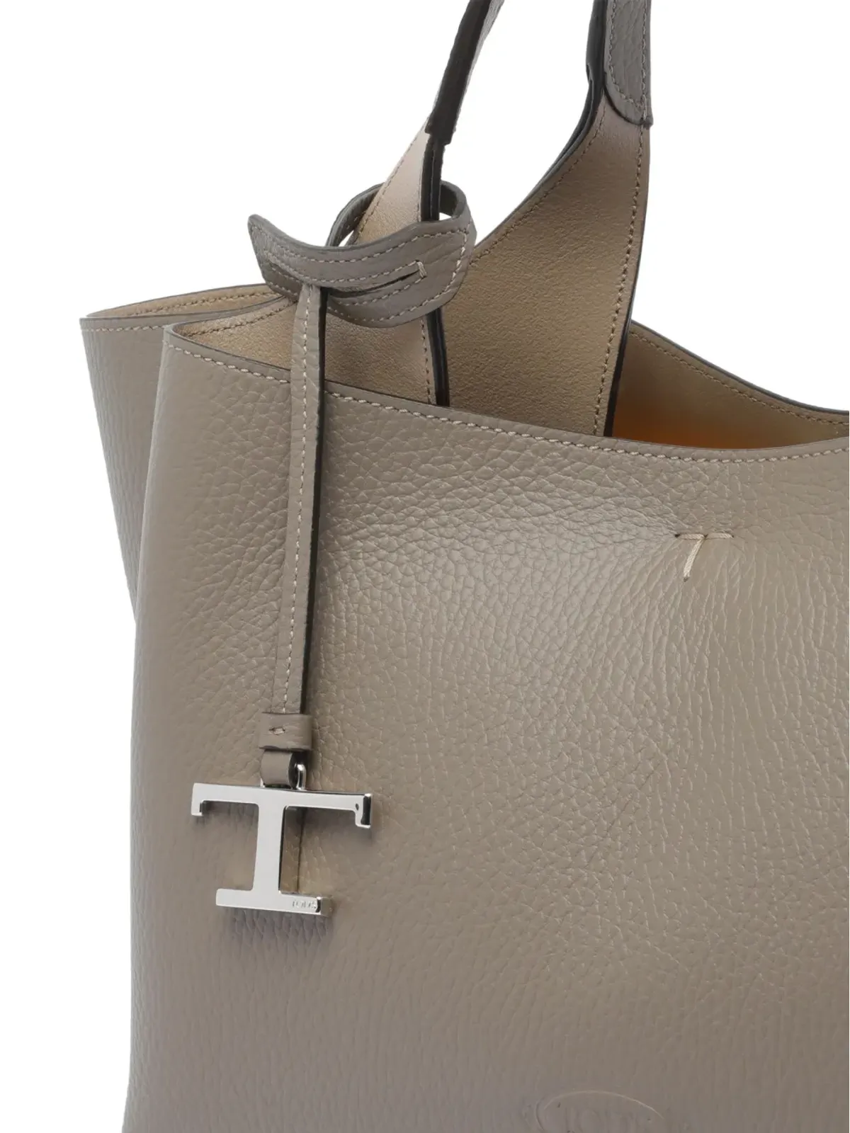 Tod's Tロゴ レザー トートバッグ - 画像4