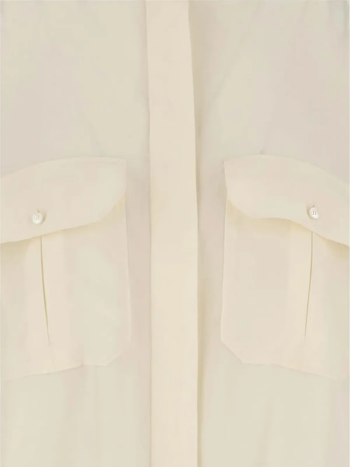 Chloé マンダリンカラー シルクシャツ - 画像3