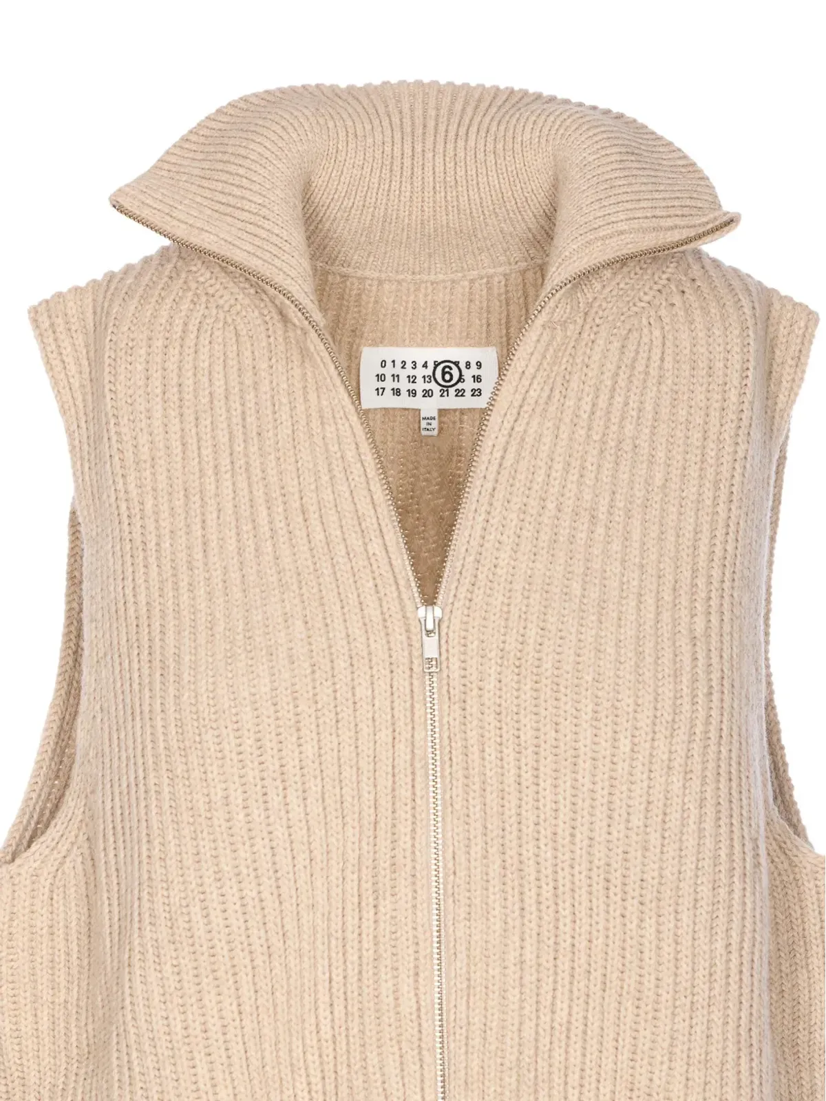 MM6 Maison Margiela ハイネックジップフロントトップ - 画像4
