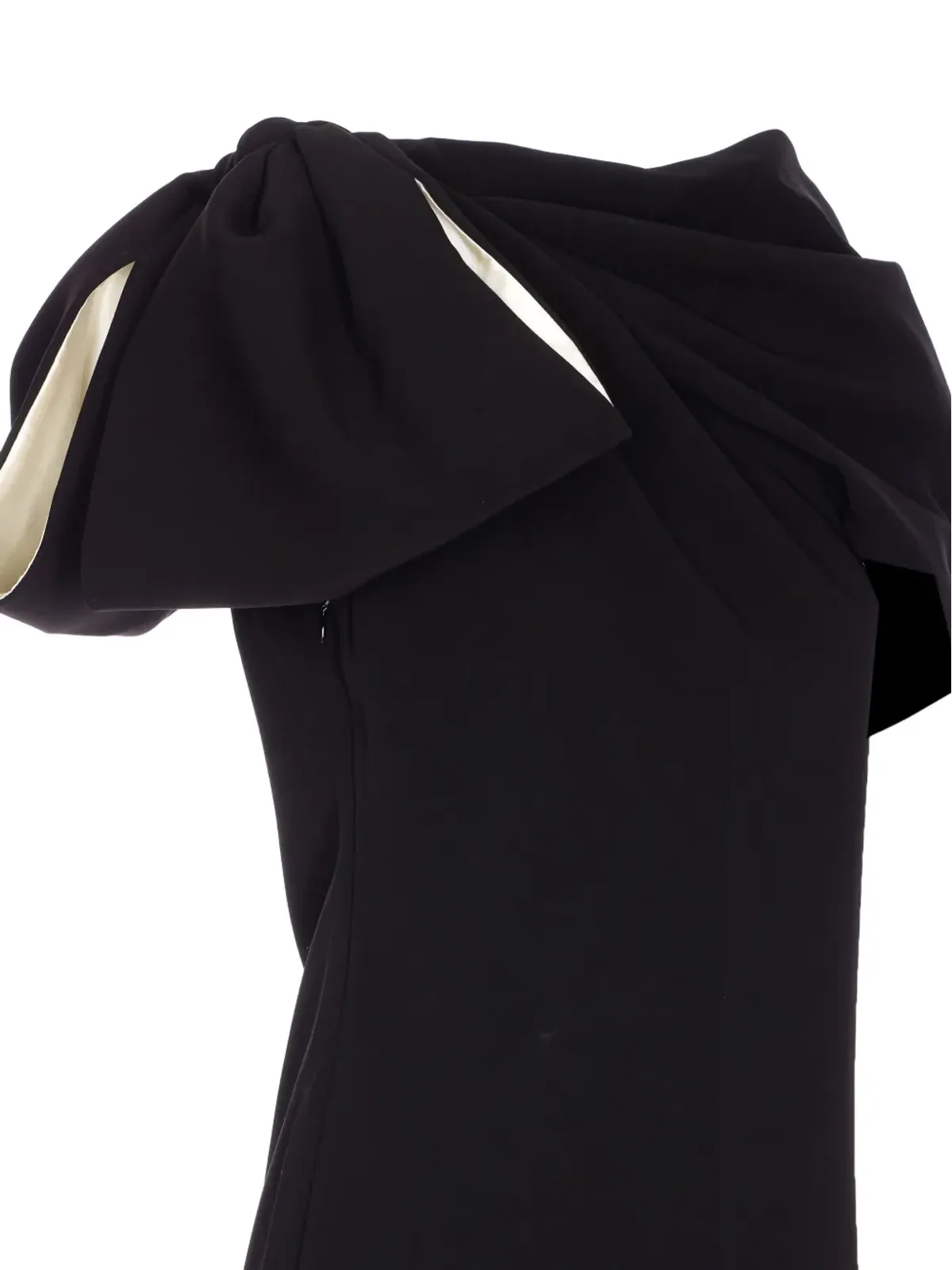 Max Mara ボウディテールのジップ付きミニドレス - 画像4
