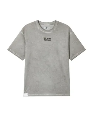 izzue 酸洗いコットンTシャツ - グレー - サムネイル1