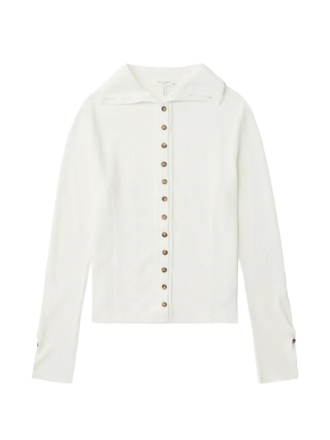 Rag & Bone rag & bone リブ編みボタン付きカーディガンの商品画像