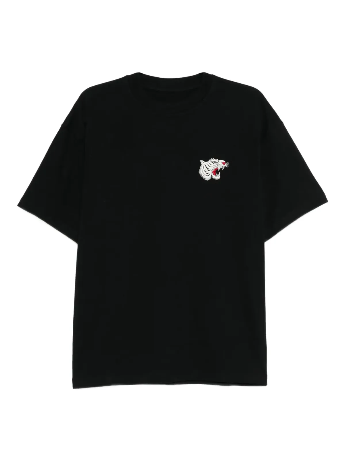 Melt 刺繍入り Tシャツ - ブラック - 画像1