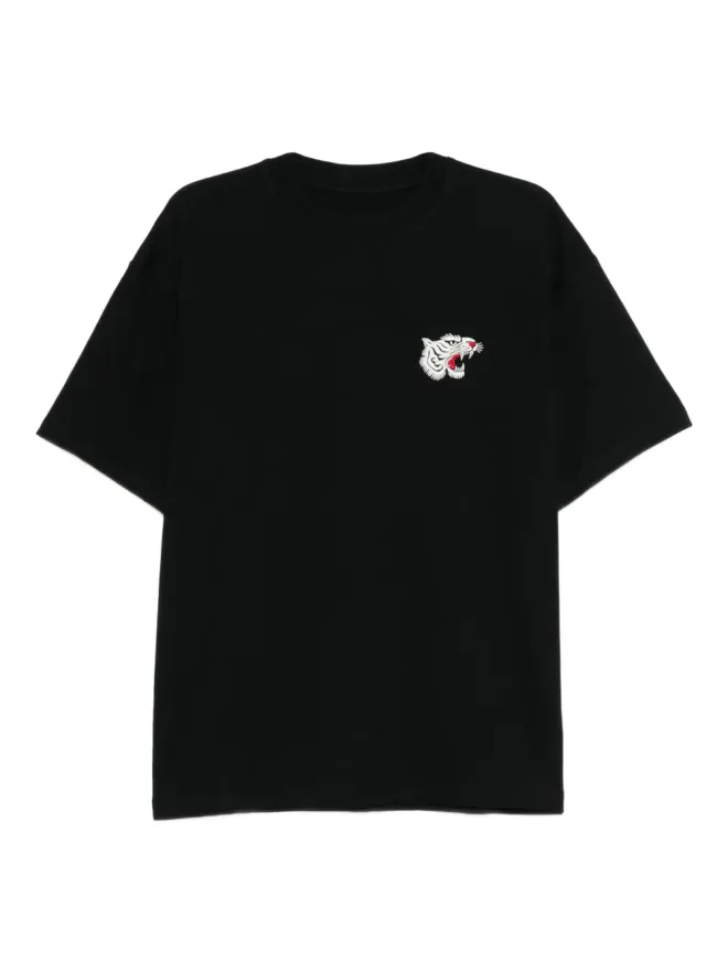 Melt Melt 刺繍入り Tシャツ - ブラックの商品画像