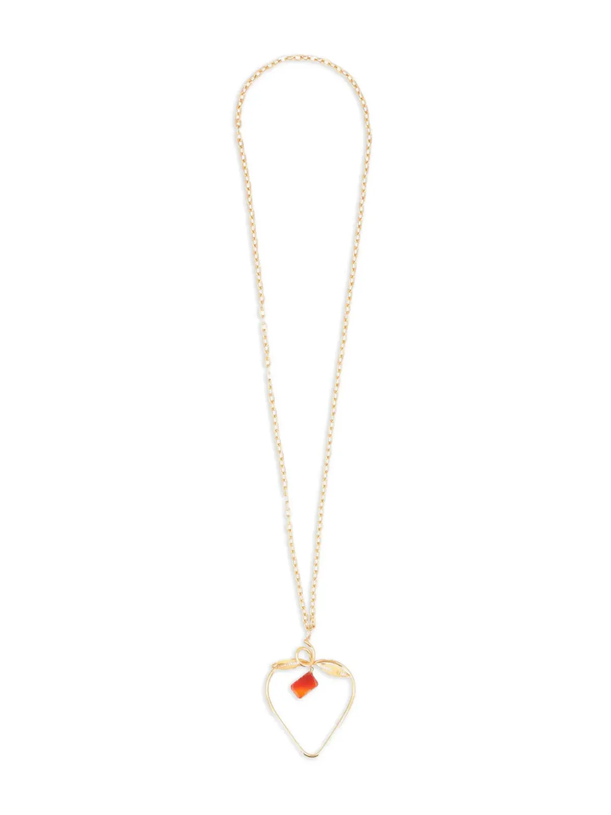 Nina Ricci Pre-Owned ストロベリーペンダントネックレス - ゴールド - 画像1
