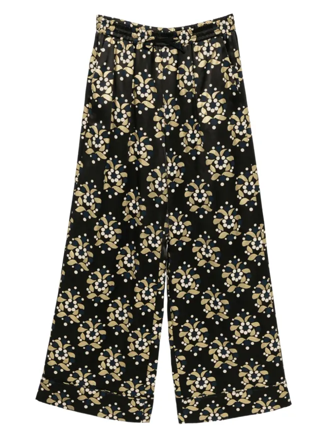 Cynthia Rowley Cynthia Rowley シルクのワイドレッグパンツの商品画像