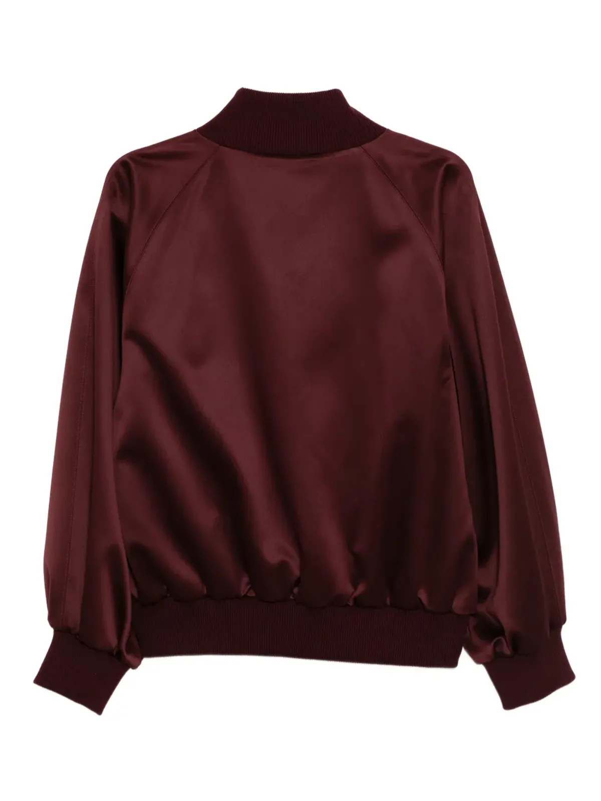 Cynthia Rowley サテンボンバー ジャケット - レッド - 画像2