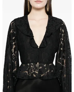 Cynthia Rowley Vネック レース ブラウス - サムネイル5
