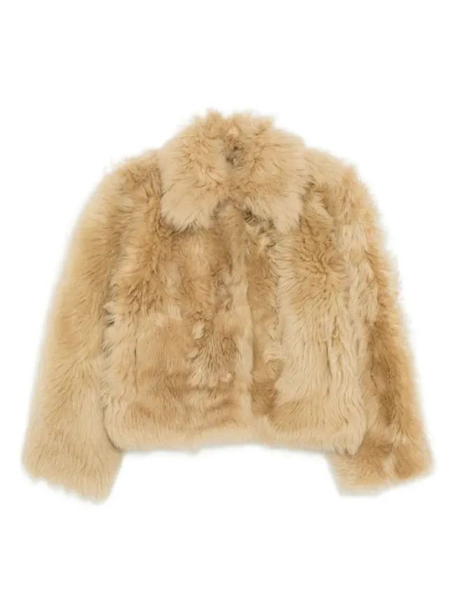 Cynthia Rowley Cynthia Rowley シアーリング クロップドジャケットの商品画像