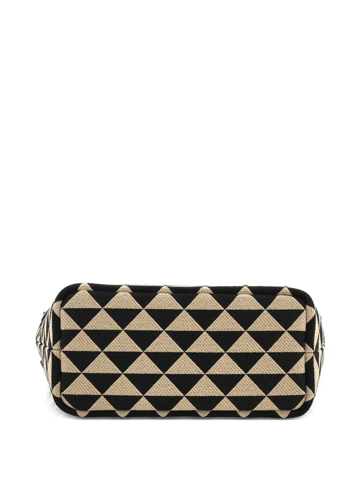 Prada ビンテージ Symbole Jacquard ミニトートバッグ - ブラック - 画像3