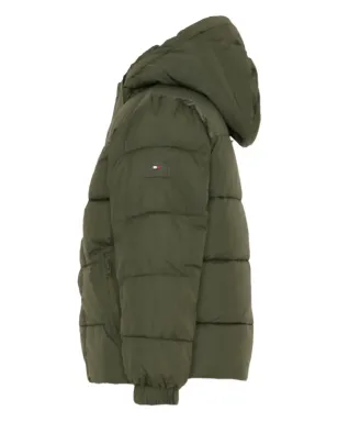 Tommy Hilfiger Junior ボタン留めフード付きジャケット - サムネイル3