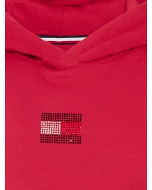 Tommy Hilfiger Junior 刺繍ロゴ入り長袖フーディ - サムネイル3