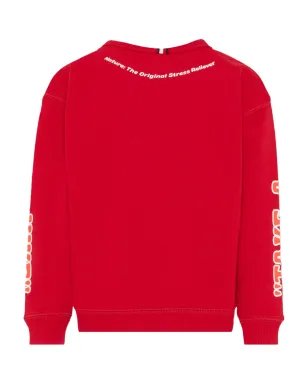 Tommy Hilfiger Junior ロングスリーブ ラウンドネック スウェットシャツ - レッド - サムネイル2