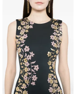 Cynthia Rowley 花柄プリント ノースリーブ ミディドレス - サムネイル5