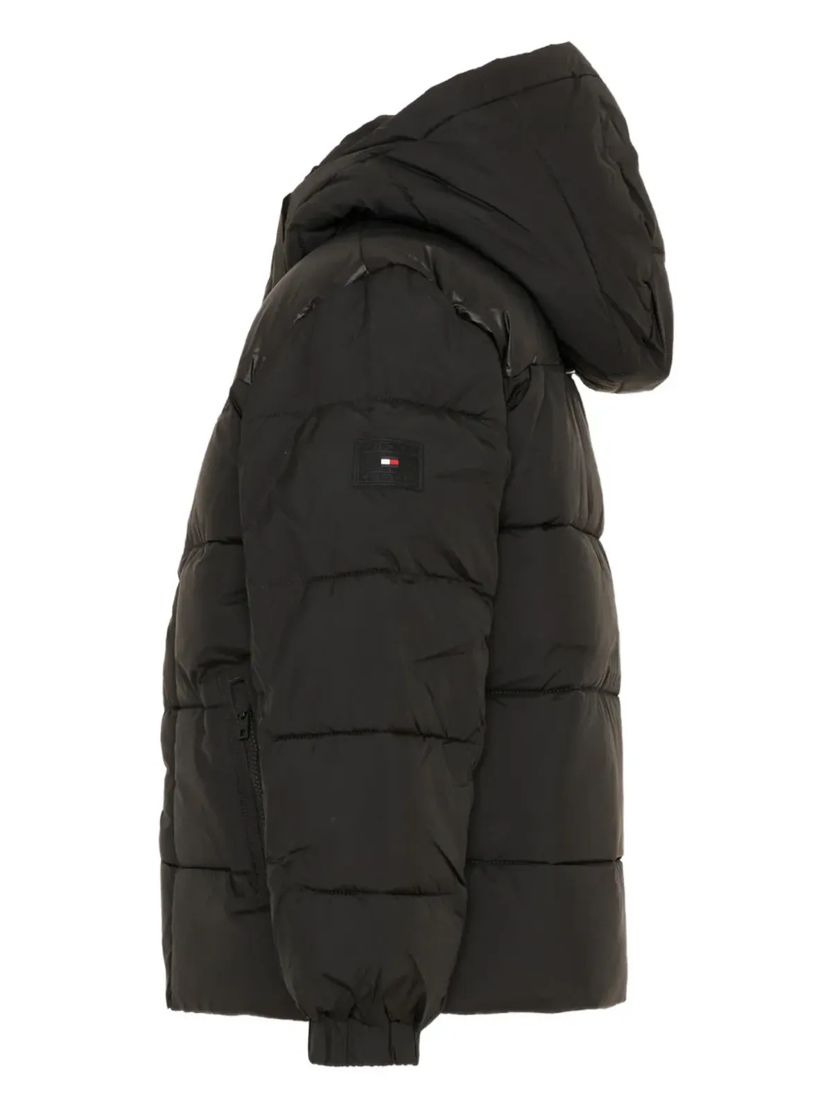 Tommy Hilfiger Junior フード付き長袖ジャケット - ブラック - 画像3