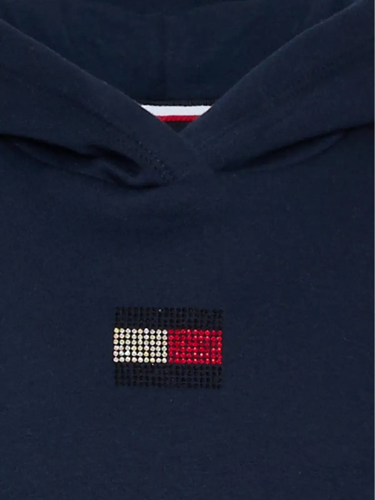 Tommy Hilfiger Junior エンブリッシュドロゴ入りフード付きパーカー - 画像3