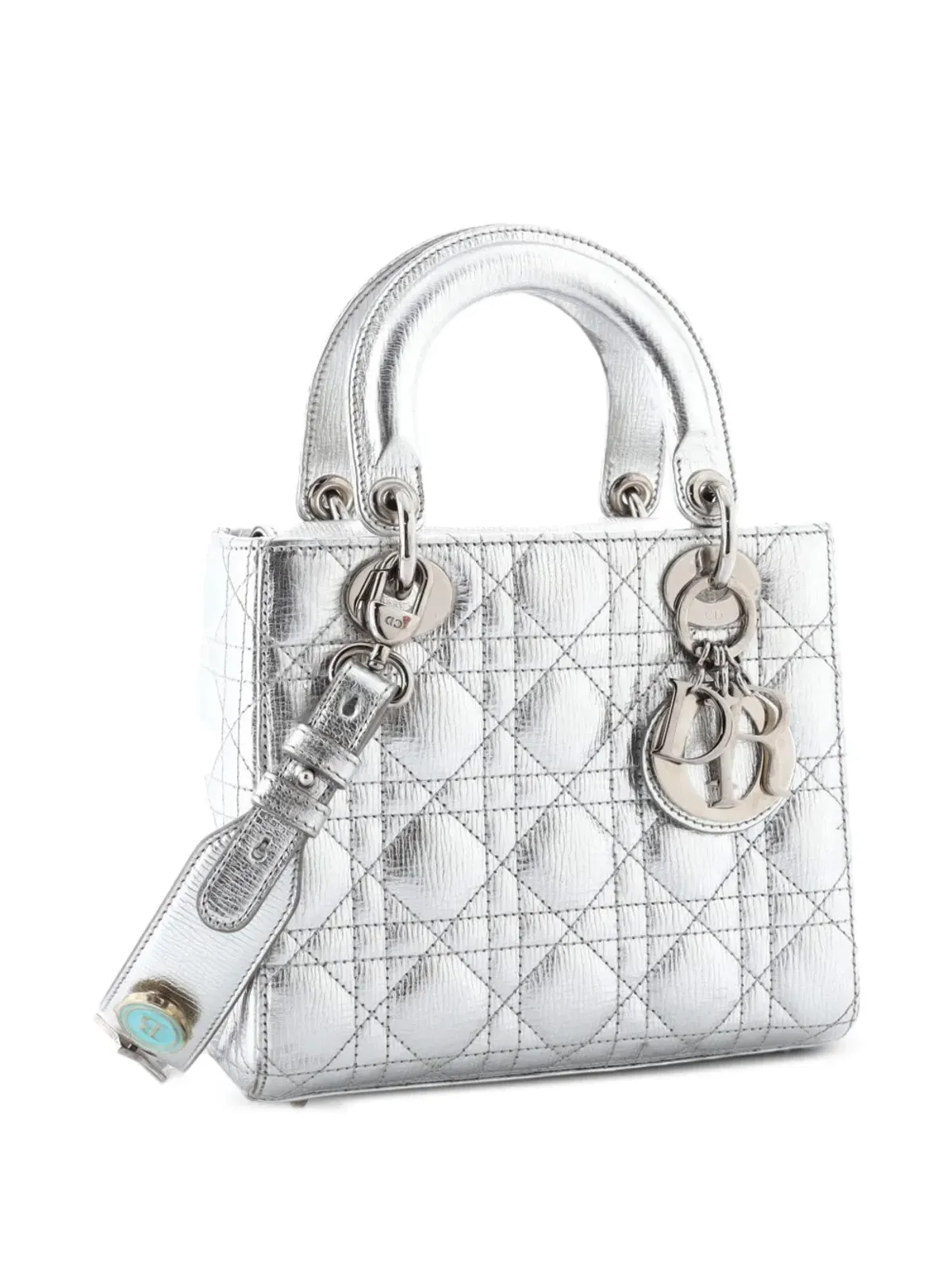 Christian Dior ビンテージ My Lady Dior バッグ キャナンジュ キルティッド レザー サッチェル - 画像3