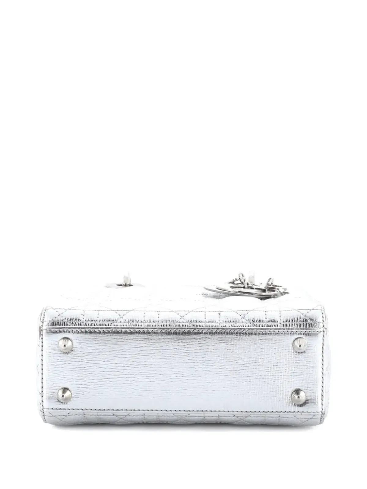 Christian Dior ビンテージ My Lady Dior バッグ キャナンジュ キルティッド レザー サッチェル - 画像4