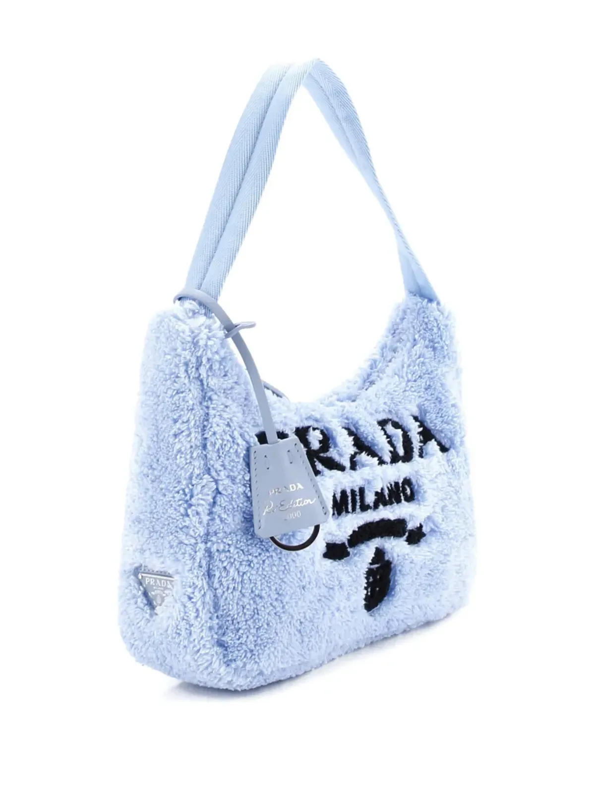 Prada ビンテージ リエディション2000 テリークロス ミニ ホーボーバッグ - 画像5
