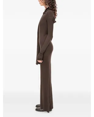Andrea Ya'aqov スカーフディテール ロングスリーブ マキシドレス - サムネイル2