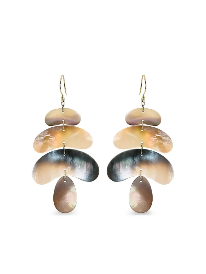 Ten Thousand Things Ten Thousand Things 18K イエローゴールド Totem パール フラット イヤリングの商品画像